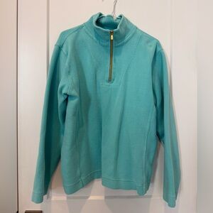 Tommy Bahama Aqua Quarter-Zip Sweater